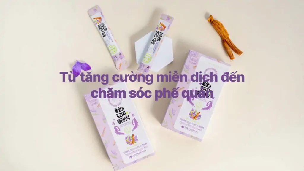 Thạch hồng sâm hoa chuông Stick Daedong