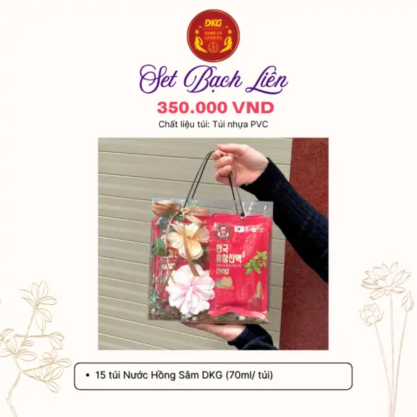 Set Bạch Liên - DKG (Set quà tặng 8/3)