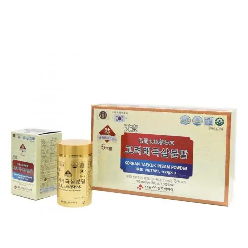 Bột thái cực sâm 100% (100g x 3)-4mg/g – Daedong