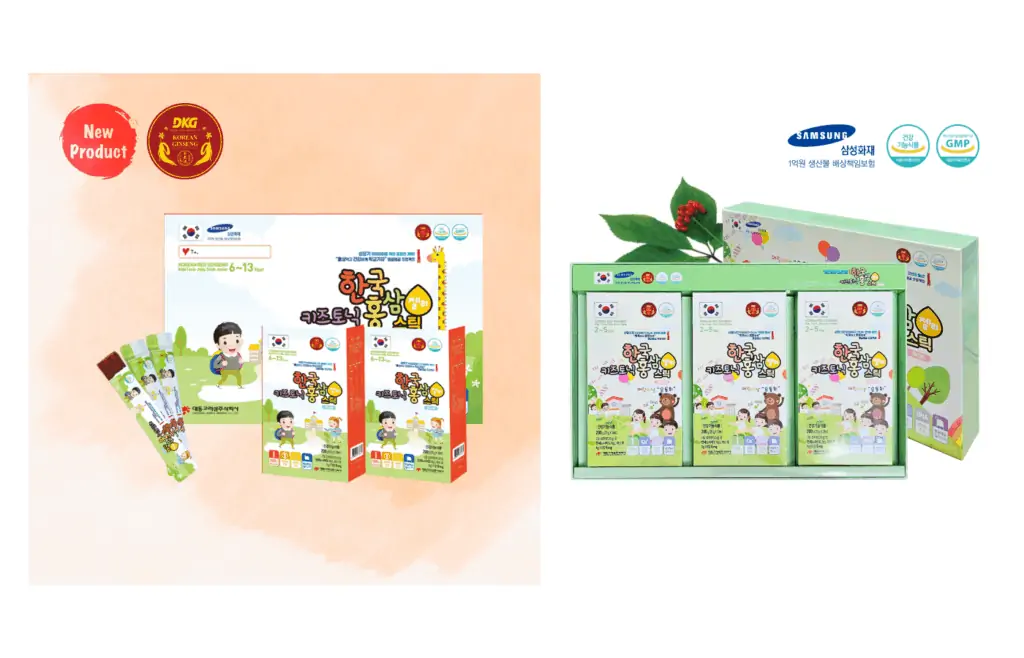 Hồng sâm trẻ em Jelly DKG - thạch stick