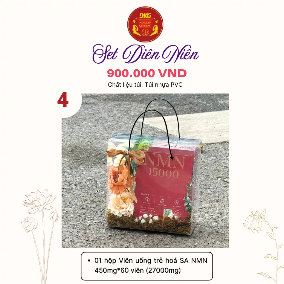Set Diên Niên 4 - DKG (Set quà tặng 8/3) Set Diên Niên 4 - DKG (Set quà tặng 8/3)